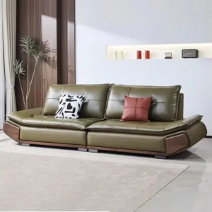 Modern Chinese Sofa Set Furniture Mid Century Leather Minimalist Sofas Living Room Furniture