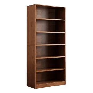 Modern Chinese Style MDF Bookshelf Bedroom Living Room Multi layer Storage Cabinet Library Combination Bookcase Floor