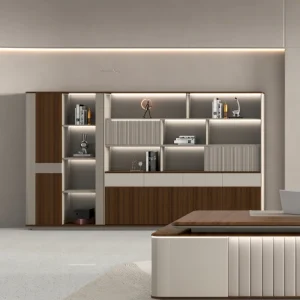 Modern Classic Solid Wood Eco Friendly File Cabinet Durable Multi functional Office Furniture for Home Office Living Room School