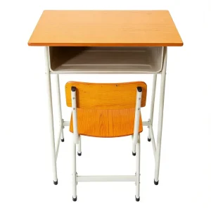 Modern Classroom Chair with Under Seat Net Side Hook Stackable Metal Design Training School Furniture for Kindergarten Children