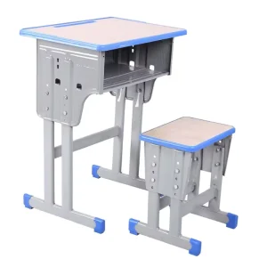 Modern Classroom Desk and Chair Set for Schools Eco-Friendly Durable Steel Construction