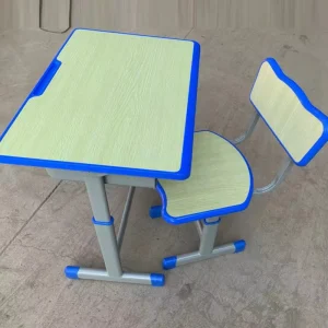 Modern Classroom School Set Comfortable Durable Desk and Chair for Classroom and Home Office Use