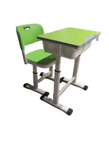 Modern Classroom Table Teacher Student Height Adjustable Steel ABS PP Eco Friendly Durable Desks and Chair Set
