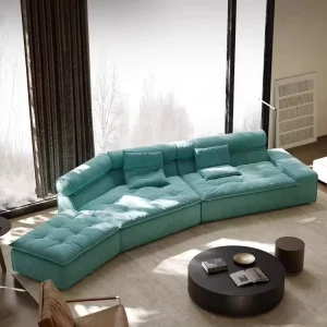 Modern Cloud Sofa Minimalist Custom Fabric Italian Designer Seating Selection Home Villa Star Hotel Sofa Couch