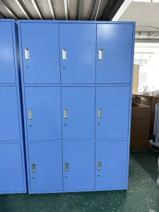 Modern Cold Rolled Steel Storage Cabinet with Combination Locks Customizable for School Hospital Laboratory Use