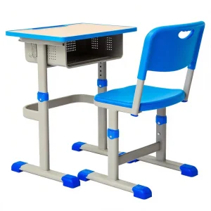 Modern Colorful Metal School Graduation Stage Furniture Platforms Seating Ceremonies Classroom Student Table Desk Chair Set