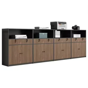 Modern Combination Office Furniture Melamine Wooden Filing Document Durable Storage File Cabinet