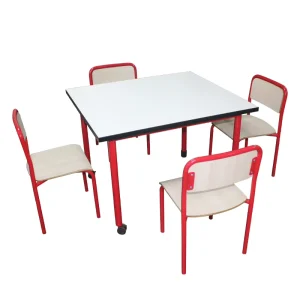 Modern Comfortable Dining School Sets Furniture Adjustable Design