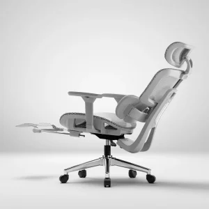 Modern Comfortable Ergonomic Office Chair Executive Grey Full Mesh Chair for Office Recline Chair with Footrest