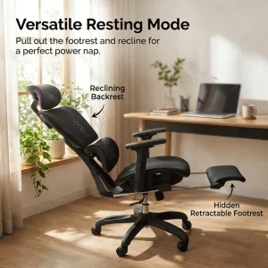 Modern Comfortable High back Ergonomic Rotating Executive Office Chair Luxury Modern Reclining Mesh Office Chair