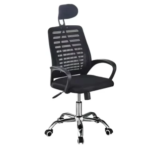 Modern Comfortable Lift Chair Fabric Mesh Ergonomic Executive Office Mesh Chair Steel Revolving Bedroom