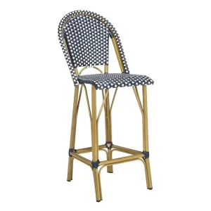 Modern Comfortable Outdoor Furniture Bistro Bar Aluminum Frame and PE Rattan Chair Customizable for Villa Hotel