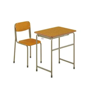 Modern Comfortable School Desk and Chair Wooden Table Set for Student