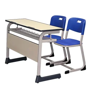 Modern Comfortable Student Desk Chair Set Wooden Classroom Furniture Metal School Supplies