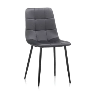 Modern Comfortable Sturdy Design Velvet Seat Metal Legs Dining Chairs for Home Office & Apartment Use