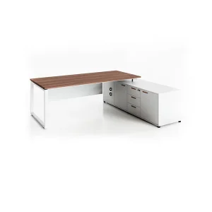 Modern Commercial Cubicle Office Desk Furniture Workstation Wood Boss Executive Modular Management Office Desk Cabinet XFS Model