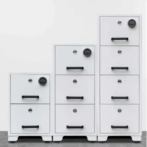 Modern Commercial Fireproof Vertical File Cabinet with 3 Drawers Eco Friendly & Durable