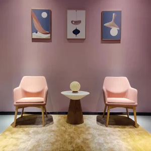 Modern Commercial Furniture Wood Leg Hotel Bank Lobby Office Reception Waiting Room Negotiation Leisure Chairs