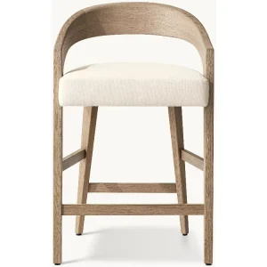 Modern Commercial Hotel Villa Dining Armchair Fabric Bar Stool for Apartment Use