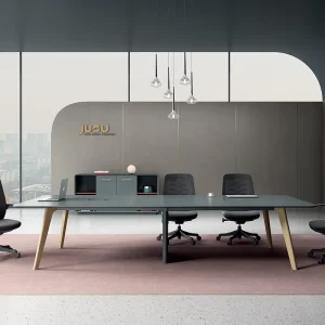 Modern Commercial Office Furniture New Design Conference Table For Office Meeting Room School Training Wood Panel Style Desk