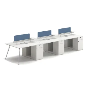 Modern Commercial Office Furniture Table 6 Person Staff Computer Cubicle Office Workstation Desks
