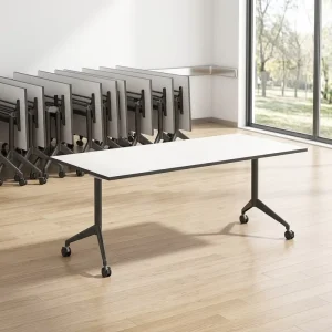 Modern Commercial Office Furniture Training Table Conference Folding Desk Table Foldable School Training Table