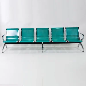 Modern Commercial Waiting Room Furniture Airport Waiting Chair 5 Seater Public PU Tandem Bench Waiting Room Bus Station Seating