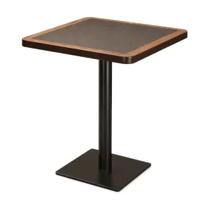 Modern Commercial Wooden Metal Minimalist Durable 4 Seater Eco Friendly Customizable Color Dining Table Base for Bar Restaurant