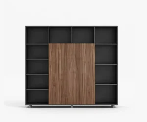 Modern Commercial Wooden Office File Cabinets Bookcase Eco Friendly Durable Construction Warranty for Office Use
