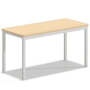 Modern Company School Factory Folding Training Table OEM Large Meeting Room Conference Table MDF Aluminum Legs