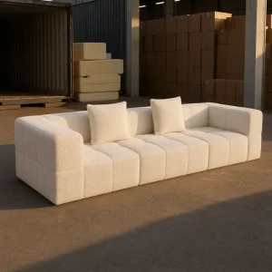 Modern Compressed Sofa Corner Smart Sofa Set L Shaped Home Theater Fabric Functional Sponge Sofa