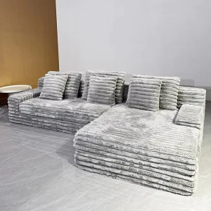 Modern Compression Sealed Sponge Modular Sofa Couch Density Foam Vacuum Packed Compressed Sofa