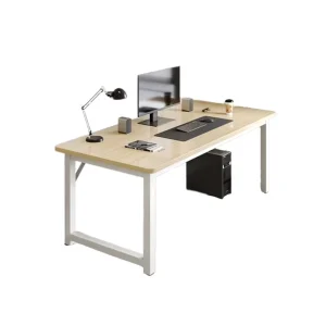Modern Computer Table Simple Bedroom Study Desk Design Home Office Desk Wood Panel for Student Work Computer Use Work Desk