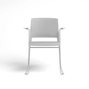 Modern Conference Chair Bright Color Negotiation Office Computer Leisure Work Chair Stackable Waterproof Multi Function Skid