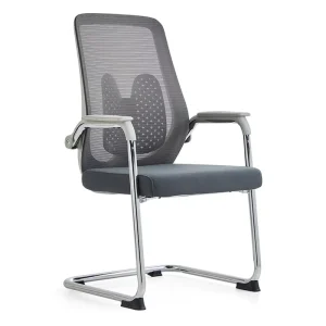 Modern Conference Chair Computer Visitor Waiting Office Chair with Armrest Meeting Work Ergonomic Fabric Full Mesh Office Chairs