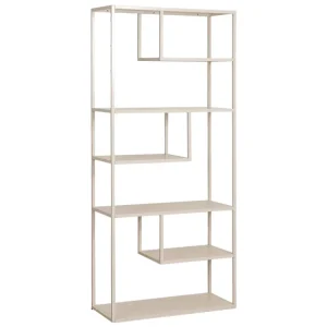 Modern Contemporary Home Office Living Room Steel Display Storage Bookshelf 5-Tier Multi-functional Metal Bookcase
