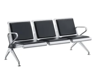 Modern Contemporary Stainless Steel Commercial Airport Waiting Chair Office Hospital Outdoor Bank Park Stylish Design