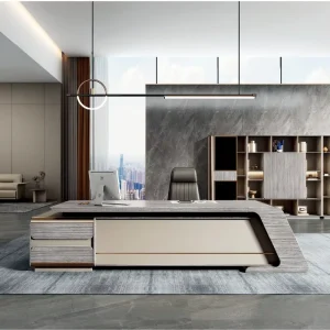 Modern Convertible L Shaped Executive Extendable Office Desk for Commercial Use