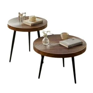 Modern Convertible Multifunctional Wood Coffee Table for Living Room