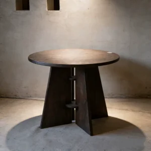Modern Corner Dining Table Set Solid Wood Furniture for Restaurant Cafe Villa Dining Room Project Supply