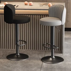Modern Counter Height Leather Bar Stools