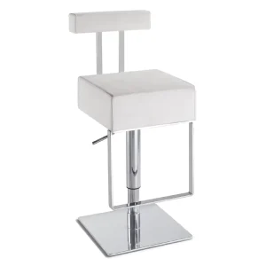 Modern Counter Stools for Kitchen Bar Furniture Stainless Steel Leather Swivel Bar Chair Stool