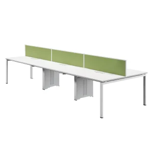 Modern Coworking Modular Office Workstation 6 Seater Cubicle Call Center Work Station Desk