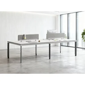 Modern Coworking Spaces Office Table Modular 4 6 Seater People Desk Open Staff Desk Workstations for Office Furniture