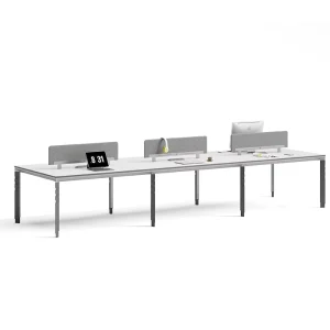 Modern Coworking Spaces Office Table Modular 4 6 Seater People Desk Open Staff Desk Workstations for Office Furniture