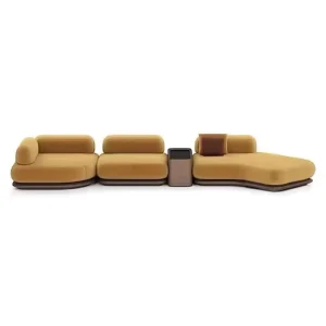 Modern Cream Style Sponge Filled Sectional Sofa Set for Small Spaces Apartments Hotels & Internet Famous Spaces