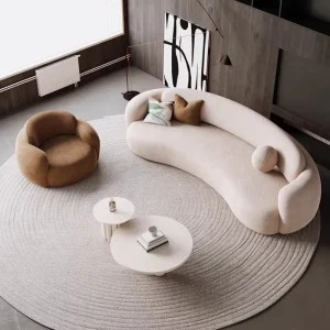 Modern Creative Sectional Sofa for Office Reception Leisure Negotiation for Mall Beauty Salon Clothing Store Simple Elegant