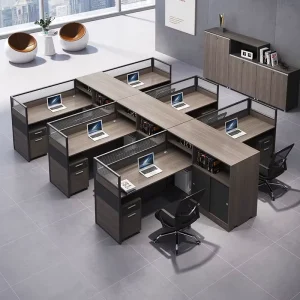 Modern Cubicle Workstation Desk Office Staff Computer Desk Wooden Table Desk Offlce Table Modular Office Desk Escritorio