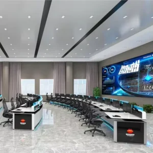 Modern Custom Aluminum Smart Console Industrial Operator Desk CE Certified Command Center Control Room Technical Console