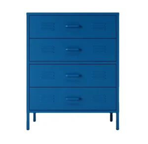 Modern Customized Color 4 Drawer Chest for Living Room & Bedroom Dining & Hotel Use Home Furniture